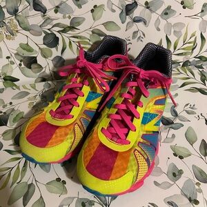 New Balance Blue and Yellow Sneakers